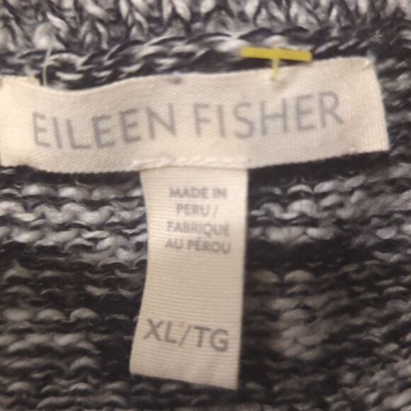 Eileen Fisher Alpaca/Organic Cotton Boxy Sweater - Picture 7 of 8